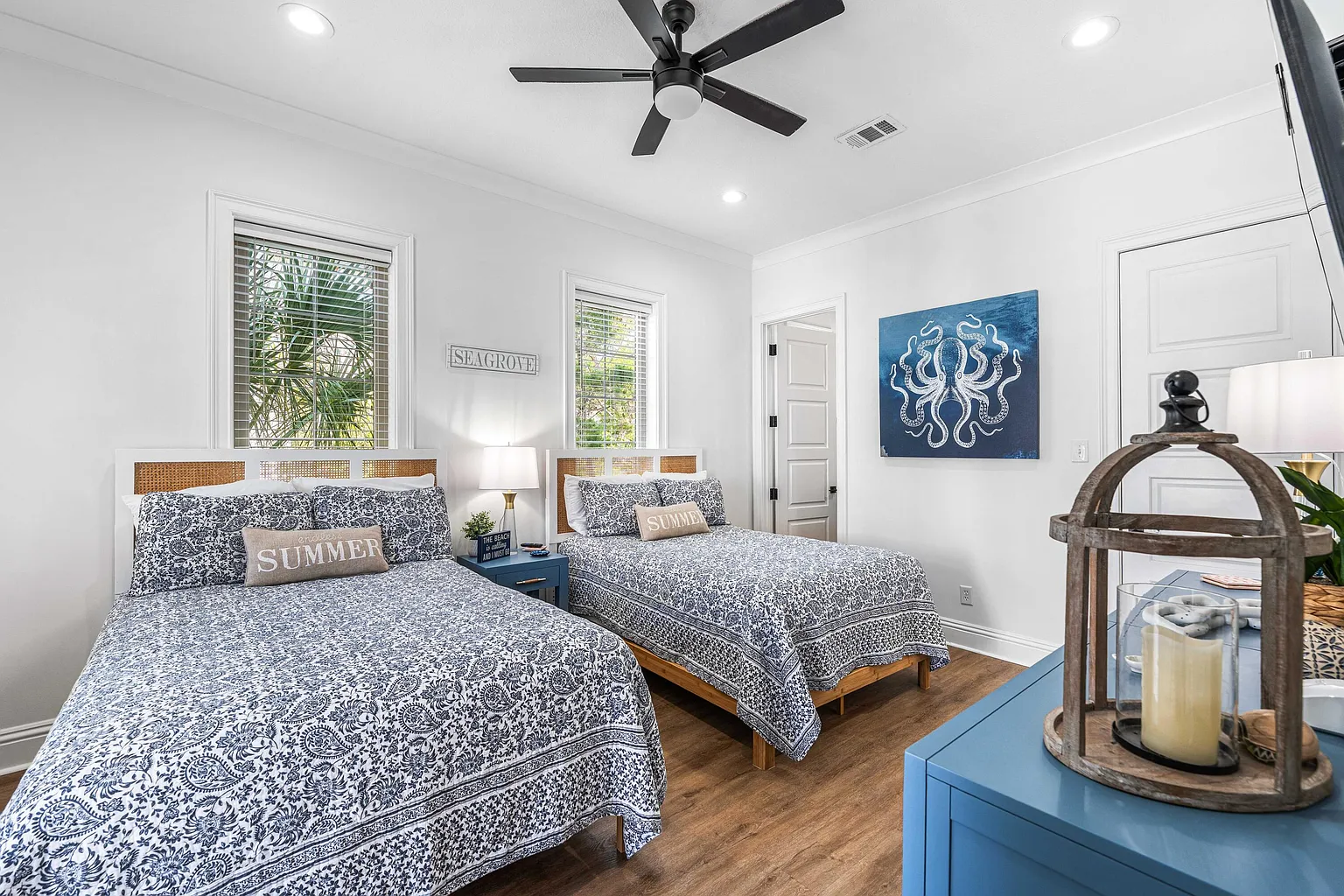 Bedroom with two beds